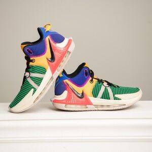 Nike LeBron Witness 7 Colorblock Basketball Shoes Bold Colorful Sneakers HighTop
